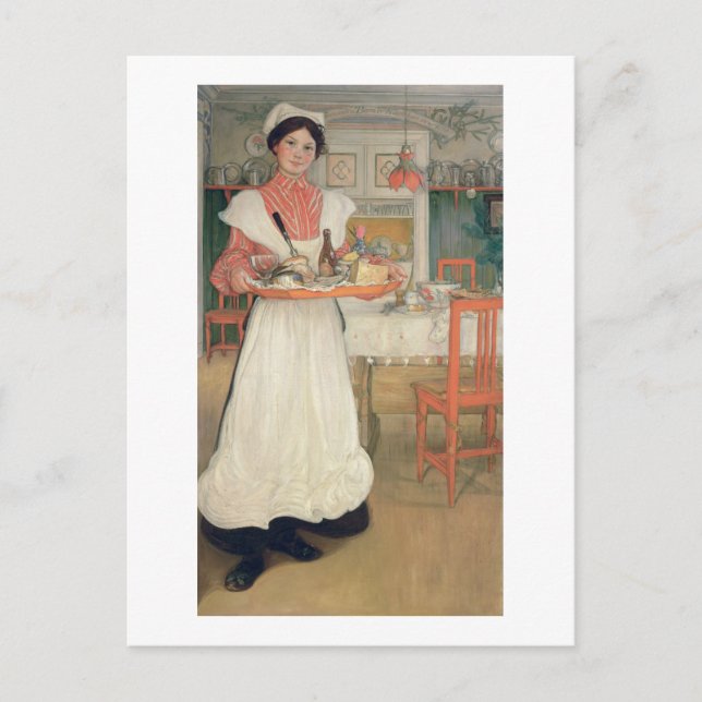 Martina Carry Breakfast on a Tray, 1904 Postkarte (Vorderseite)