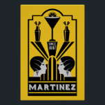 Martinez Cocktail Art Deco Poster<br><div class="desc">Martinez Cocktail Art Deco. © Copyright HGIFY | HGI-Speicher nur. Alle Rechte vorbehalten. Originelle Berufliche Kunstwerke. Das Hotel ist sehr schön eingerichtet,  die Einrichtung ist Bar oder ein Geschenk.</div>