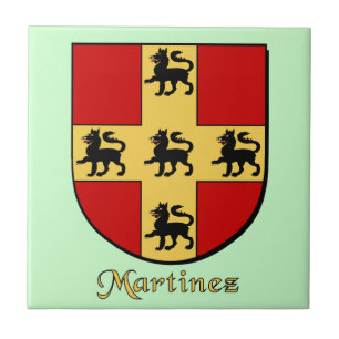 Martinez Familie Shield Fliese
