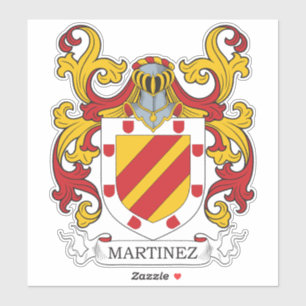Martinez Familienwappen Aufkleber