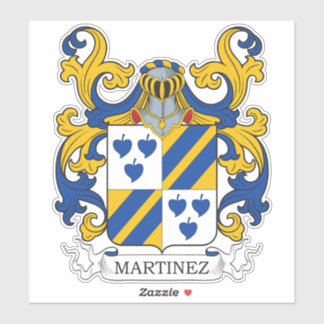 Martinez Familienwappen Aufkleber