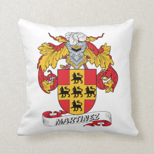 Martinez-Familienwappen Kissen