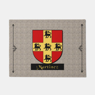 Martinez Historischer Schild auf Cobblestone Fußmatte