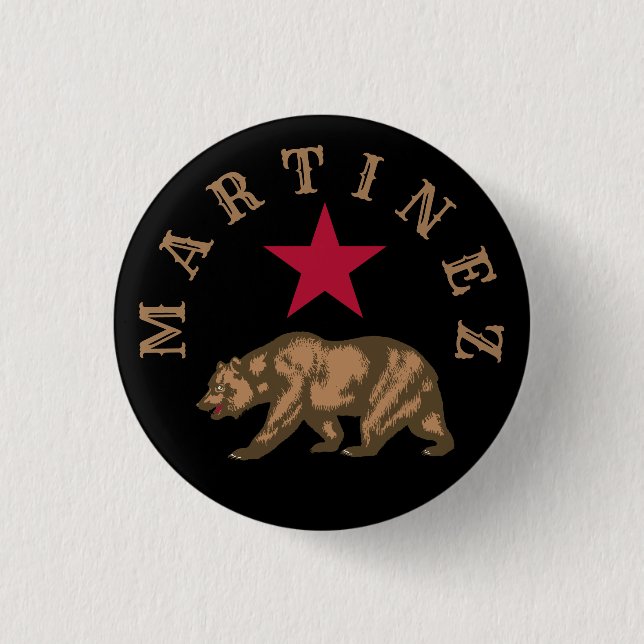 Martinez, Kalifornien Button (Vorderseite)