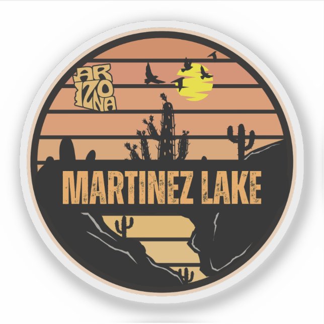 Martinez Lake, Arizona Aufkleber (Vorderseite)