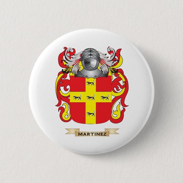 Martinez-Wappen (Familienwappen) Button (Vorderseite)