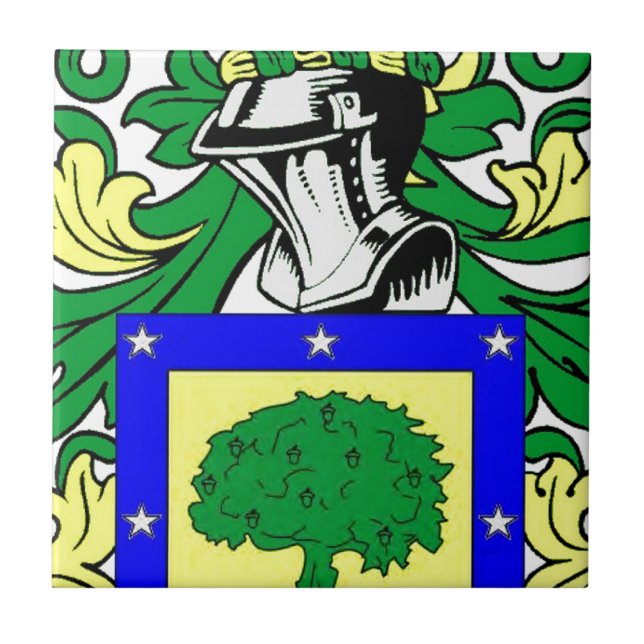 Martinez-Wappen Fliese (Vorderseite)