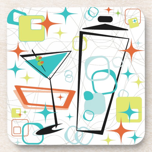 Martini A Go-Go! Untersetzer (Vorderseite)