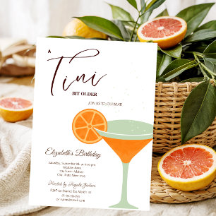 Martini A tini Bit Older Green Einladung