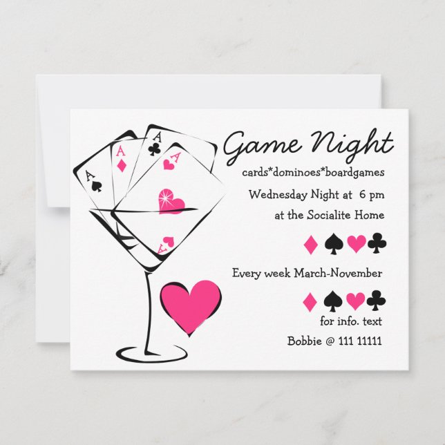 Martini Anzug Einladung (Vorderseite)