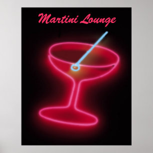 Martini-Aufenthaltsraum Poster