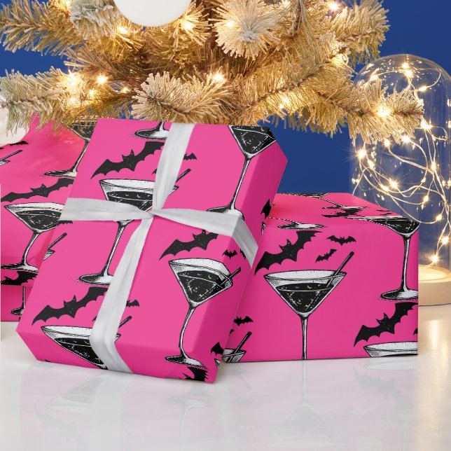 Martini Bats Geschenkpapier (Feiertage)
