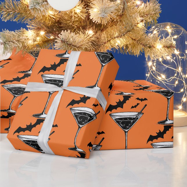 Martini Bats Geschenkpapier (Feiertage)