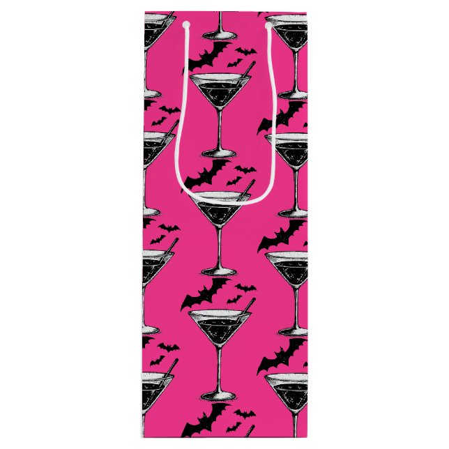 Martini Bats Geschenktüte Für Weinflaschen (Vorderseite)