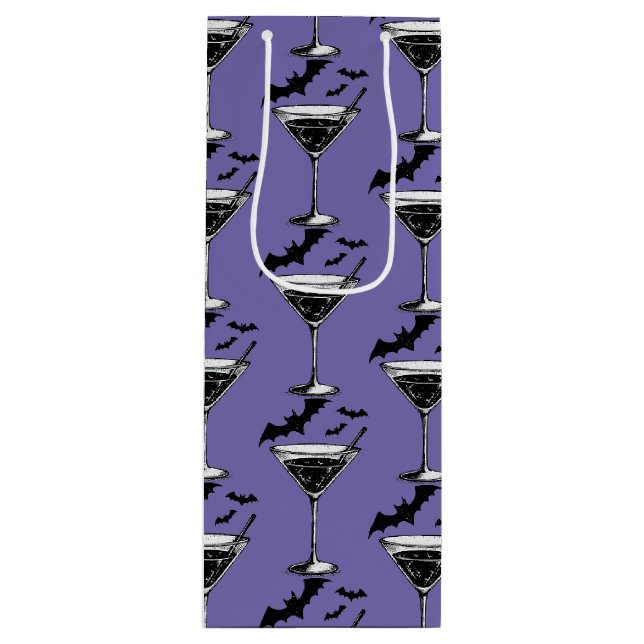 Martini Bats Geschenktüte Für Weinflaschen (Vorderseite)