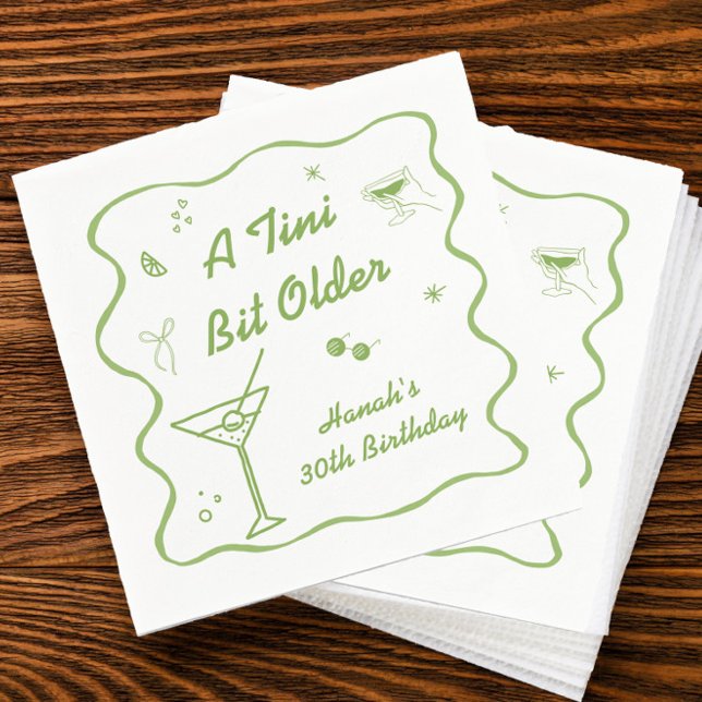 Martini Birthday Party Thema Serviette (Von Creator hochgeladen)