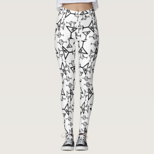 Martini-Brille CUSTOM HINTERGRUNDFARBE Leggings