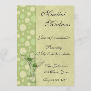 Martini-Cocktail-Party Einladung