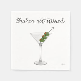 Martini-Cocktailservietten Serviette
