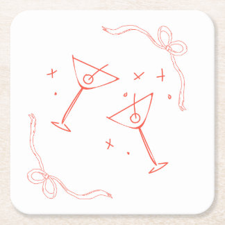 Martini Cool Girl Untersetzer