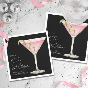 Martini Ein Tini Bit Älterer Geburtstag Serviette