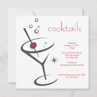 Martini-Einladung