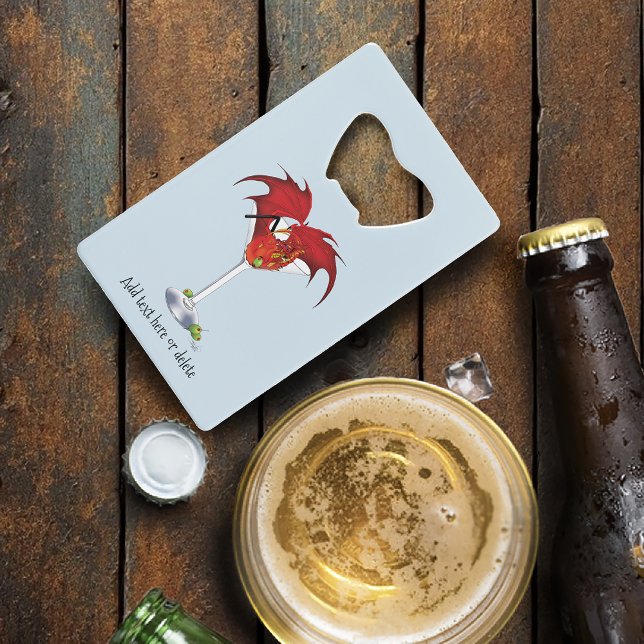 Martini Fantasy Red Dragon Geldbeutel Flaschenöffner (Von Creator hochgeladen)