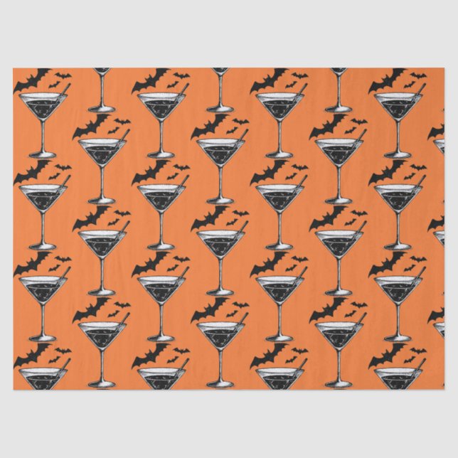 Martini Fledermäuse Seidenpapier (Vorderseite)