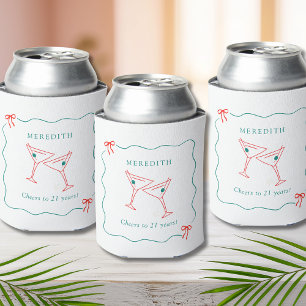 Martini freut sich auf 21 Jahre Geburtstagsparty Dosenkühler