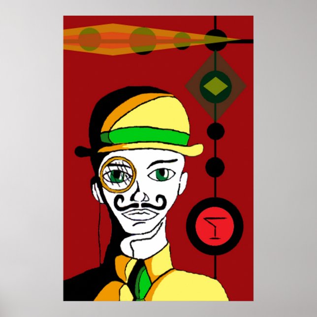 Martini Gin nicht Poster (Vorne)