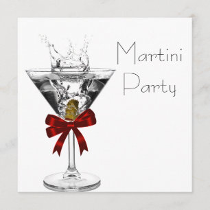 Martini-Glas Martini-Party-Einladungen Einladung