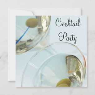 Martini-Gläser Martini-Cocktailparty Einladung