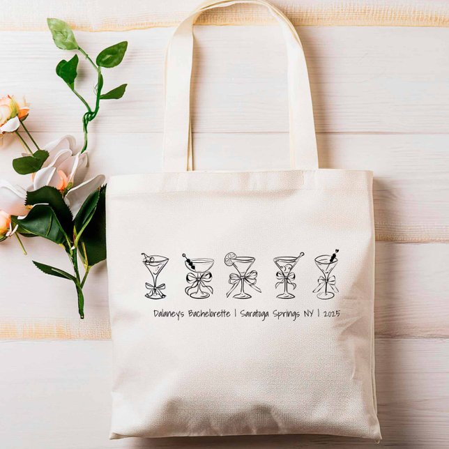 Martini Glass Junggeselinnen-Abschied Bridesmaid G Tragetasche (Von Creator hochgeladen)