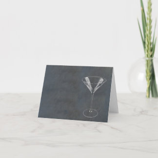 Martini Glass Karte