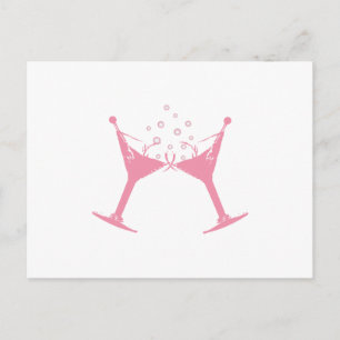 Martini Glass Postkarte