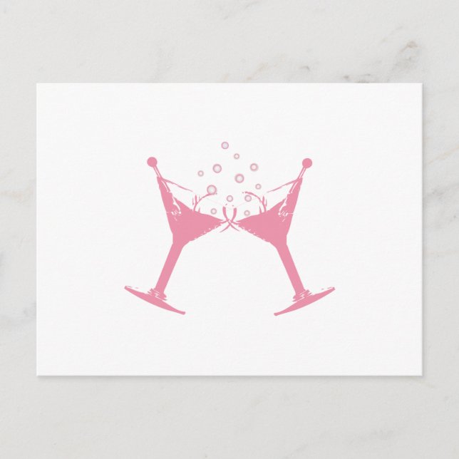 Martini Glass Postkarte (Vorderseite)