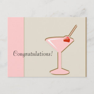 Martini, Glückwunsch! Postkarte