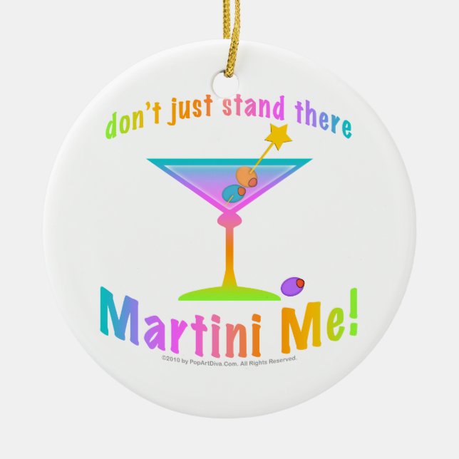 MARTINI ICH Verzierung Keramik Ornament (Vorne)