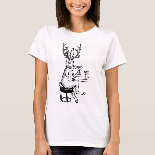 Martini Jackalope T-shirt (Vorderseite)