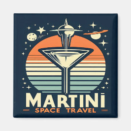 Martini-Logos für Raumfahrten Magnet