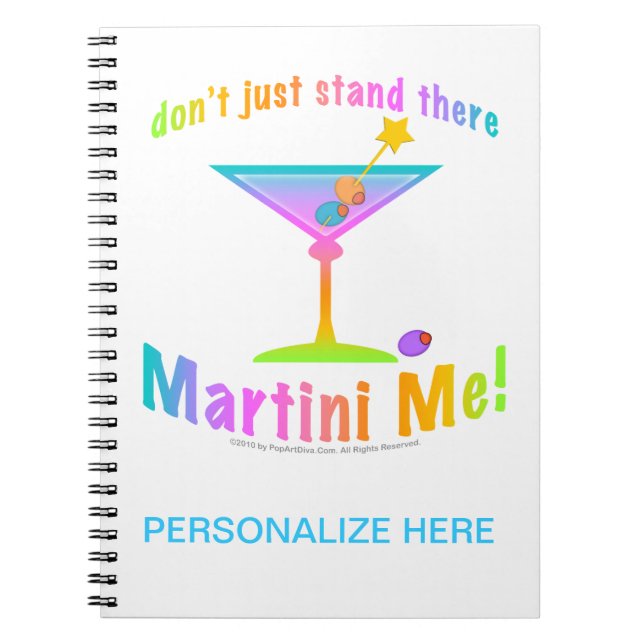 MARTINI MICH! NOTEBOOK - JOURNAL NOTIZBLOCK (Vorderseite)