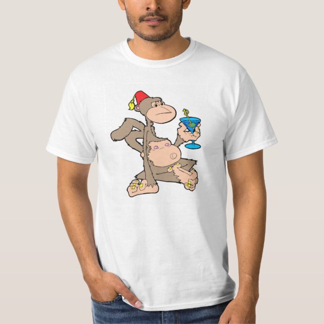 Martini Monkey T-Shirt (Vorderseite)
