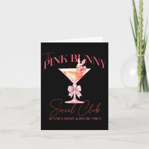Martini Oaster Pink Bunny Schwanz Sozialverein Hap Karte