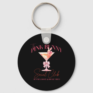 Martini Oaster Pink Bunny Schwanz Sozialverein Hap Schlüsselanhänger