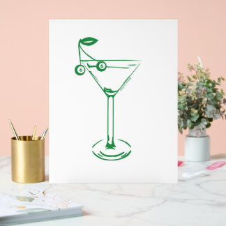 Martini Poster Print