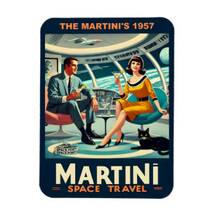 Martini Raumfahrtposter Die Martini's 1957 Magnet
