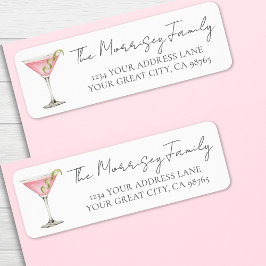Martini Return Address Label