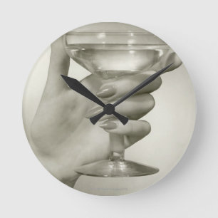Martini Runde Wanduhr