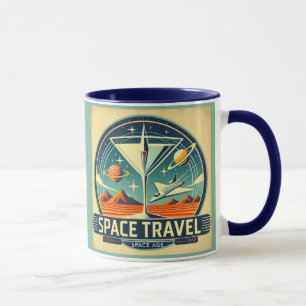 Martini Space Travel 1957 New World Logo Tasse