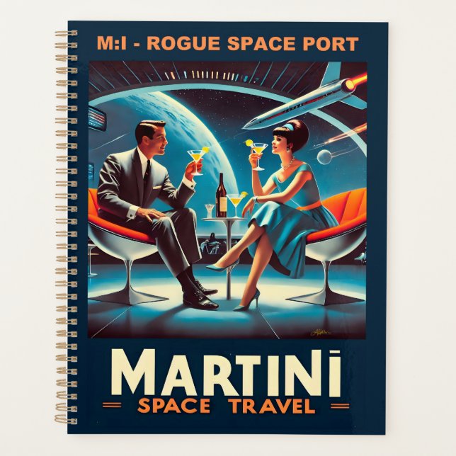 Martini Space Travel Poster Rogue Space Port Planer (Vorderseite)